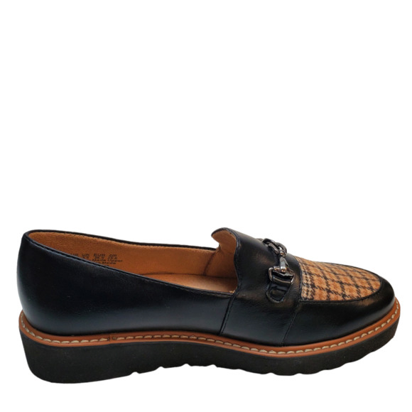Naturalizer Womens Comfort Shoes Edie Slip On Loafers 6.5M Black Multi - Picture 3 of 6